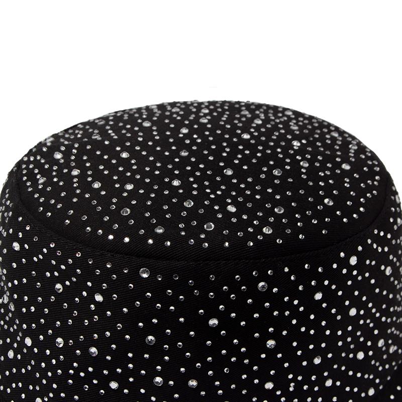 Nuovo Cappello a Secchiello Y2k Estivo Moda Donna Strass Cappellino Per Signore Visiera Cotone Cappelli Panama Casual Primavera Autunno Cappelli da Pescatore