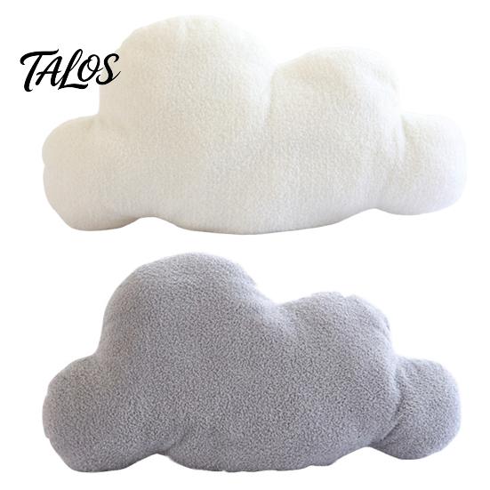 Throw Pillow Cute Comfortable Touch PP Cotton Stuffed Living Room Sofa Cloud Shape Cushion Daily Use