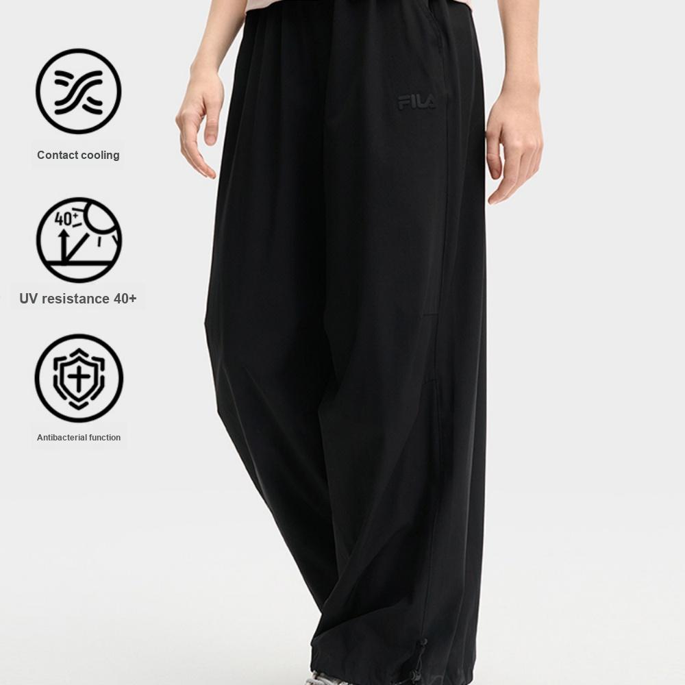 New FILA LifestyleORIGINALE Casual Pants Women's Jet Black F11W529805FBK