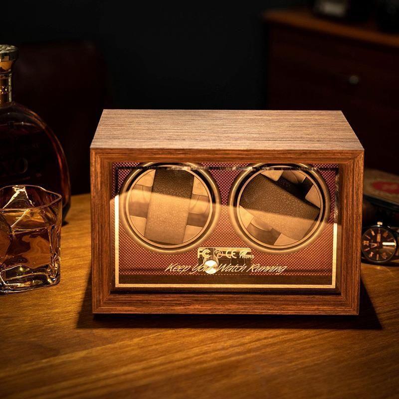 Luxury Wood Mechanical Watch Storage Box Intelligent Watch Winder Automatic Watch Box Winding Device