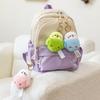 Cute Sound-Making Plush Bird Pendant Keychain Cartoon Doll Figurine Ornament Chirping Plush Toy Stuffed Animal Car Key Holder