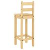 5 Piece Bar Set Solid Pine Wood