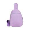 Trendy Solid Color Children's Chest Bag Nylon Casual Crossbody Shoulder Bag Waist Storage Pouch Travel