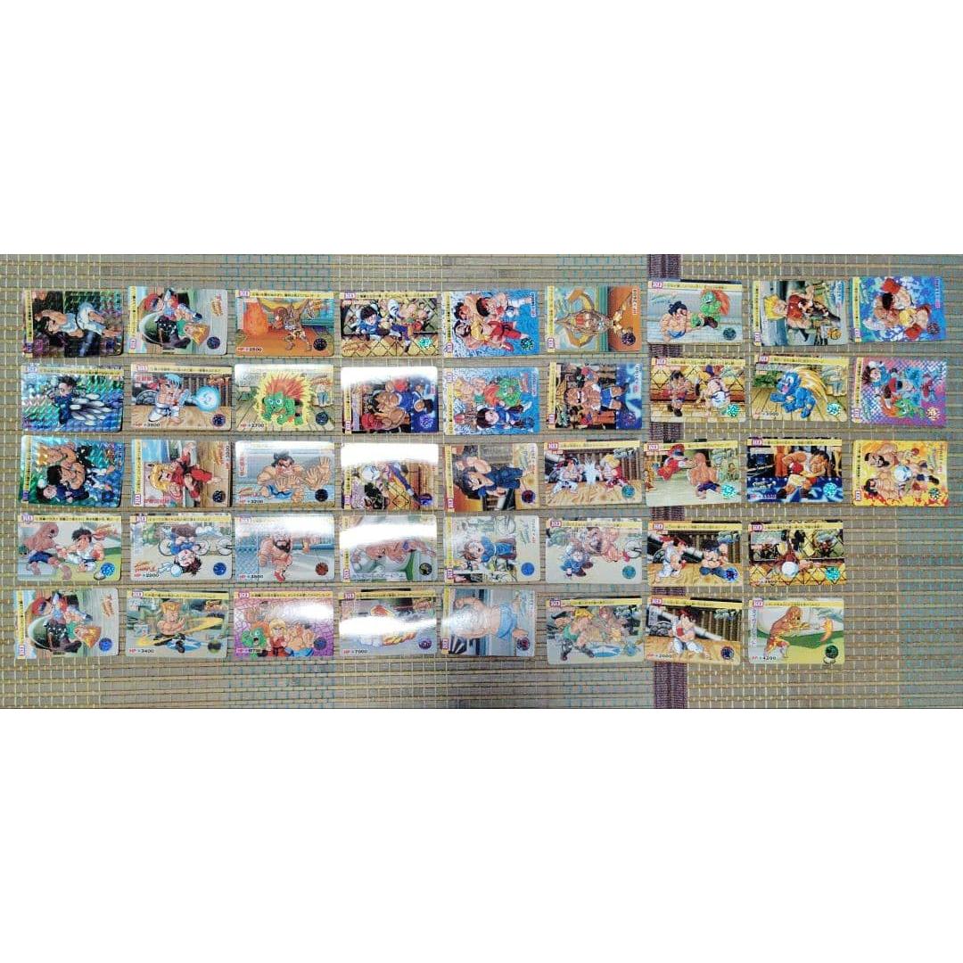 Used Street Fighter Carddass 43 pieces Ryu Chun-Li Capcom original item