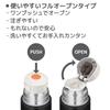 Thermos Stainless Slim Bottle Matte Black 500ml FFM-501 MTBK
