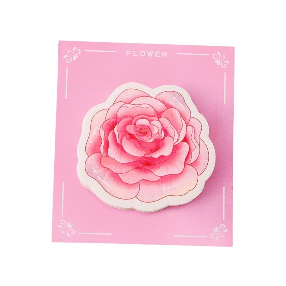 Creative Flower Sticky Notes Kawaii Account Decorative Material Memo Pad  Office