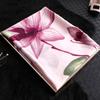 Thin Women Hijab Shawls Print Flower Headscarf Fashion Luxury Silk Scarf  Girl