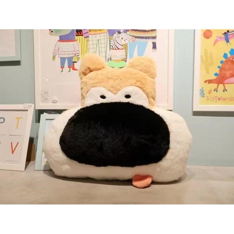 Dog Nose Big Cushion Husky Throw Pillow Car Pillow Plush Toy Soft Doll Fill