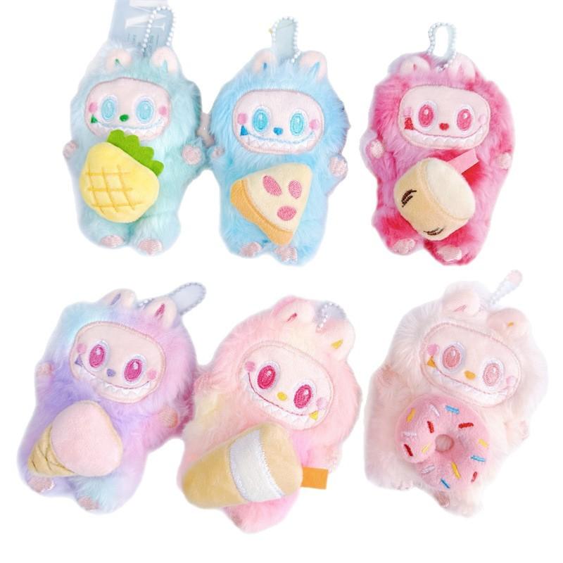 Quietschendes Farbiges Plüschanhänger Anhängerpuppe Maschinenpuppe