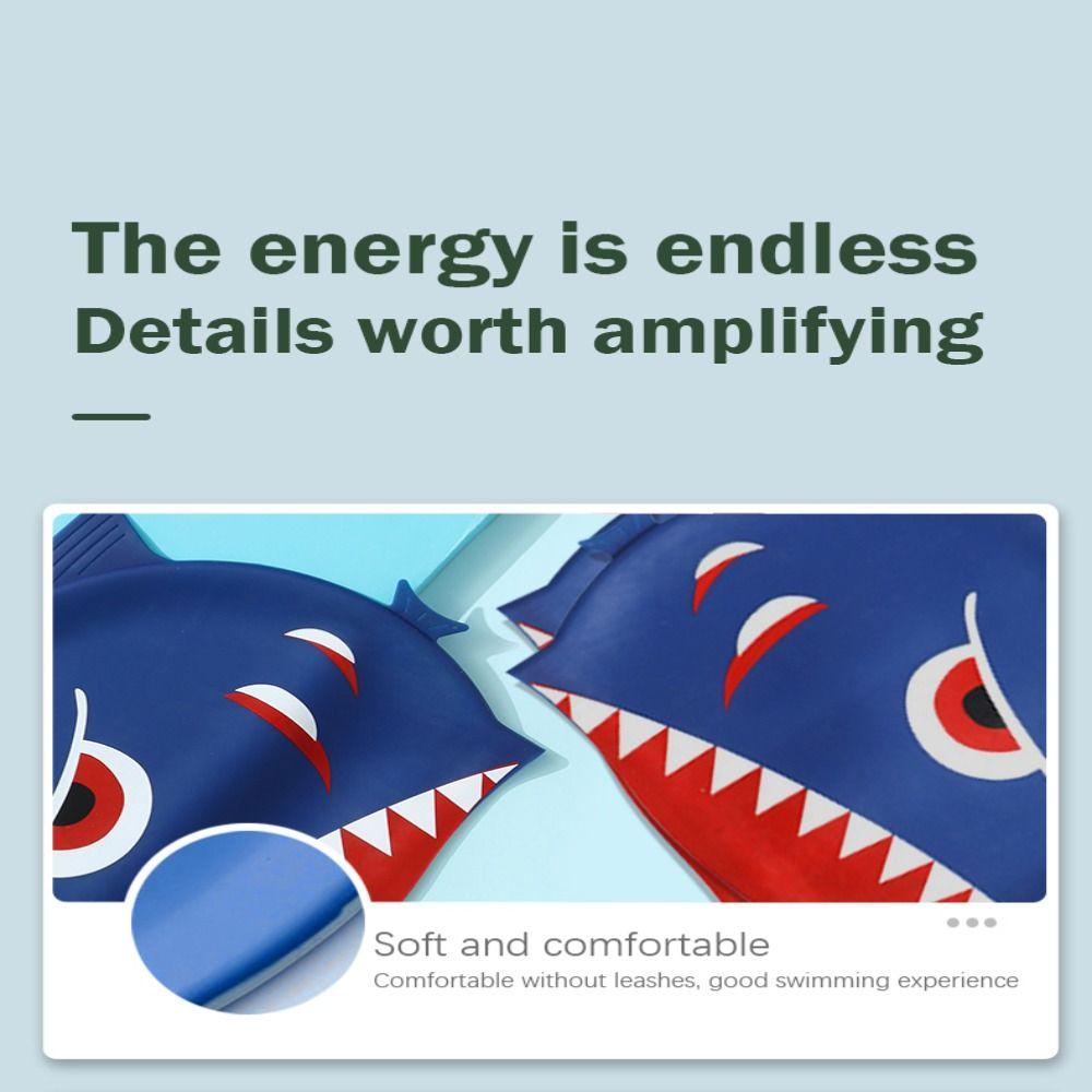 Swimming Cap Cartoon Pattern For Diving Swimming Cap Elastic Hat Swimming Hat Swim Pool Hat