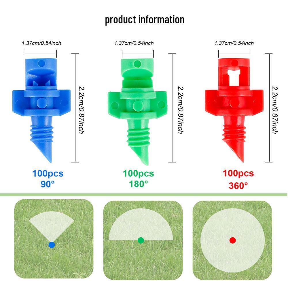 Multi-Angle Drip Irrigation Sprinkler: 90/180/360° Atomizing Nozzle for Fruit Trees