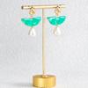 Unique Geometric Pearl Drop Earrings For Women Trendy And Stylish Summer Accessories Fashion
