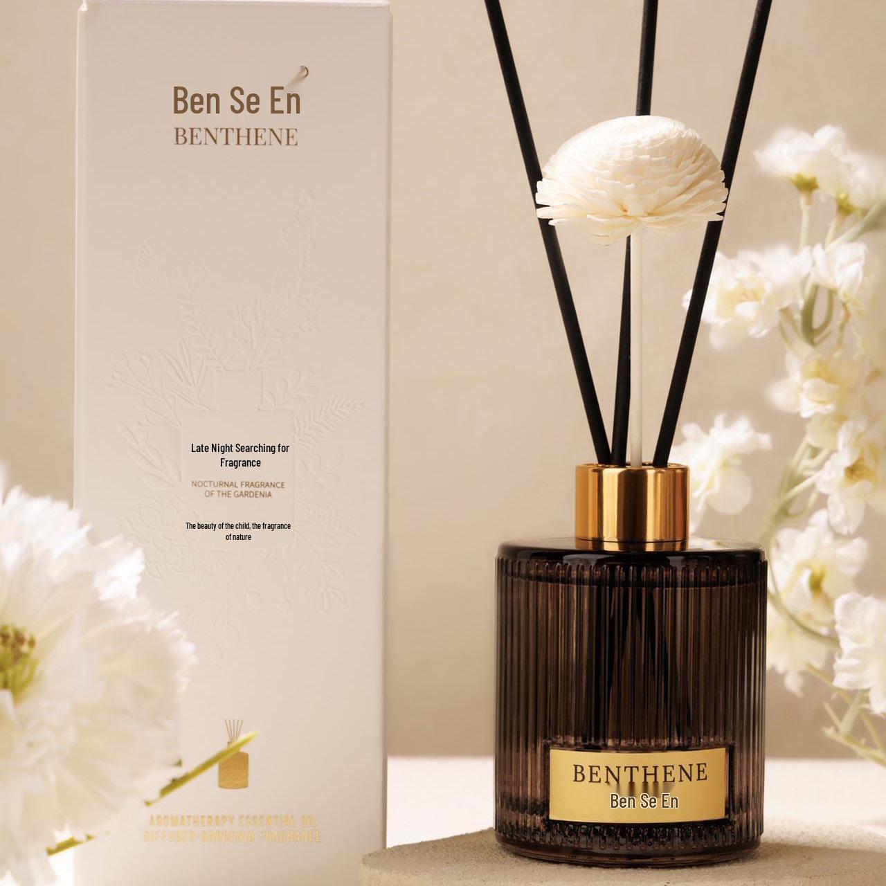 Original Color Gardenia Flower Aroma Diffuser for Home - Long-Lasting Indoor Fragrance, Evening Plant Essential Oil Diffuser, Flameless Aroma. Gardenia