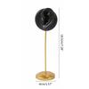 Elegant Ear Stud Organizer Resin Earring Display Rack Earring Display Stand Ear Model Stud Holders Resin Alloy Material
