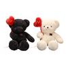 Large Teddy Bear Plush Giant Stuffed Animal Soft Cuddly Toy Huggable Heart-shaped Bear Plushie for Girlfriend Valentine's Day Gift