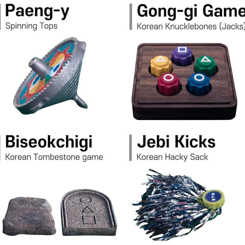 New Korean Traditional Play Game Gonggi Jack Stone Pebbles Set Include Stone Catching Game Korean Folk Game Gonggi Game DDAKJI