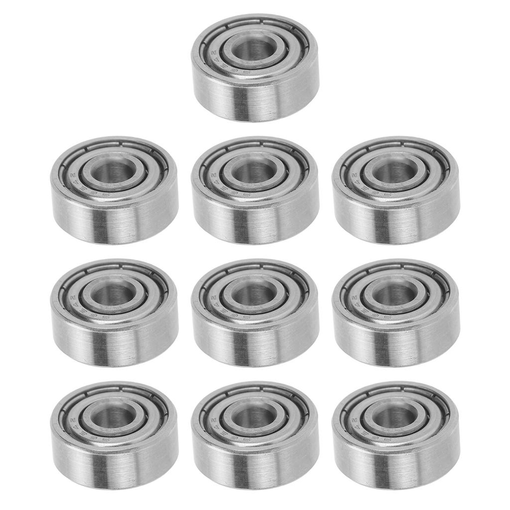 10PCS S624ZZ 4x13x5mm kuličková ložiska z nerezové oceli pro longboardy díly kolečkových bruslí