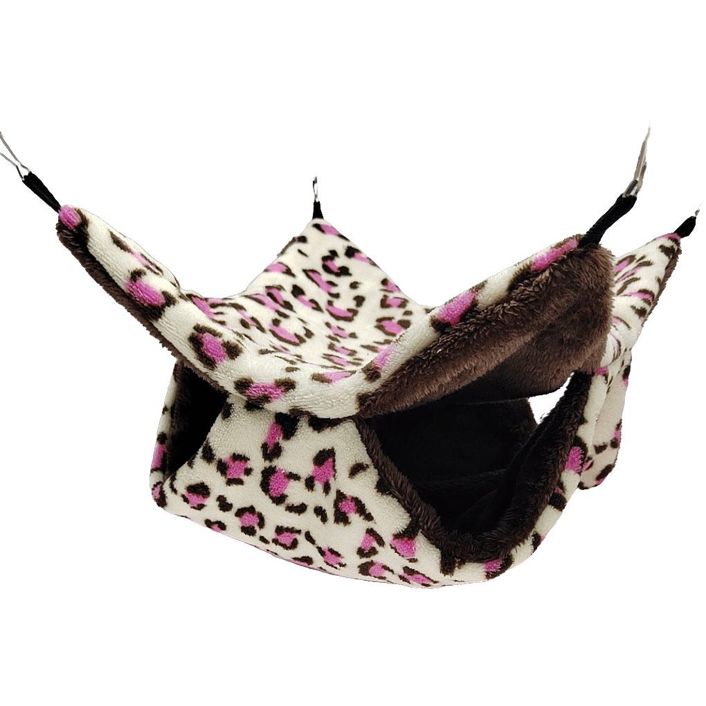 Ratten Hängematte Hängendes Doppelbett Tierkäfige Haus für Ratten Multifunktionell Vlies Süßes Geschenk Haustierzubehör