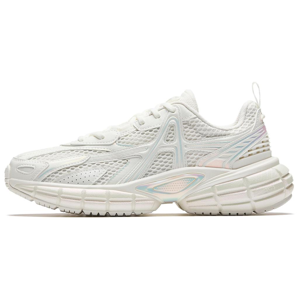 Anta Dawn Retro Trendy Breathable Lightweight Low-Top Casual Shoes Men sneaker Ivory-White 112548801R-2