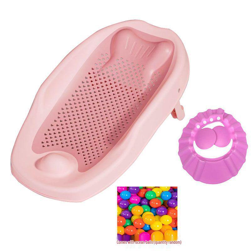 Newborn Reclining Baby Bath Net - Shower Seat with Mesh Fabric