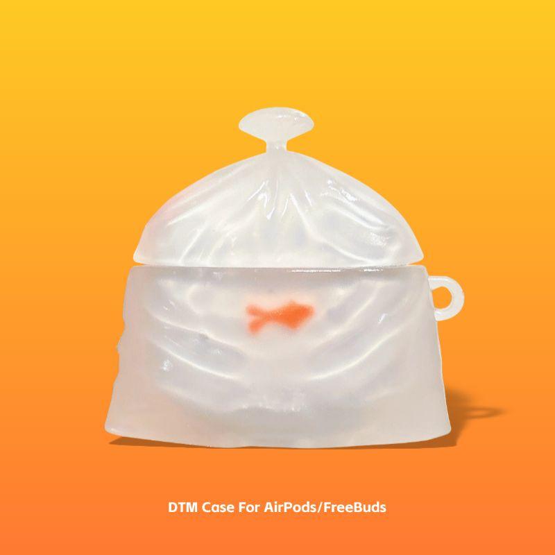 

Защитный чехол для Huawei Freebuds5i 6i Koi SE2 Второе поколение Freeclip Четвертое поколение Freebudspro3 Чехол для Bluetooth-наушников 4e Пятое поколение Pro2 AirPods 4 Semi-permeable goldfish bag]