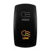 12V-24V Orange Led Rocker Switch Waterproof 20A Amber Light SPST DPDT Toggle Key for Car Boat ATV Camper Motorhome Auto Machine Switches4