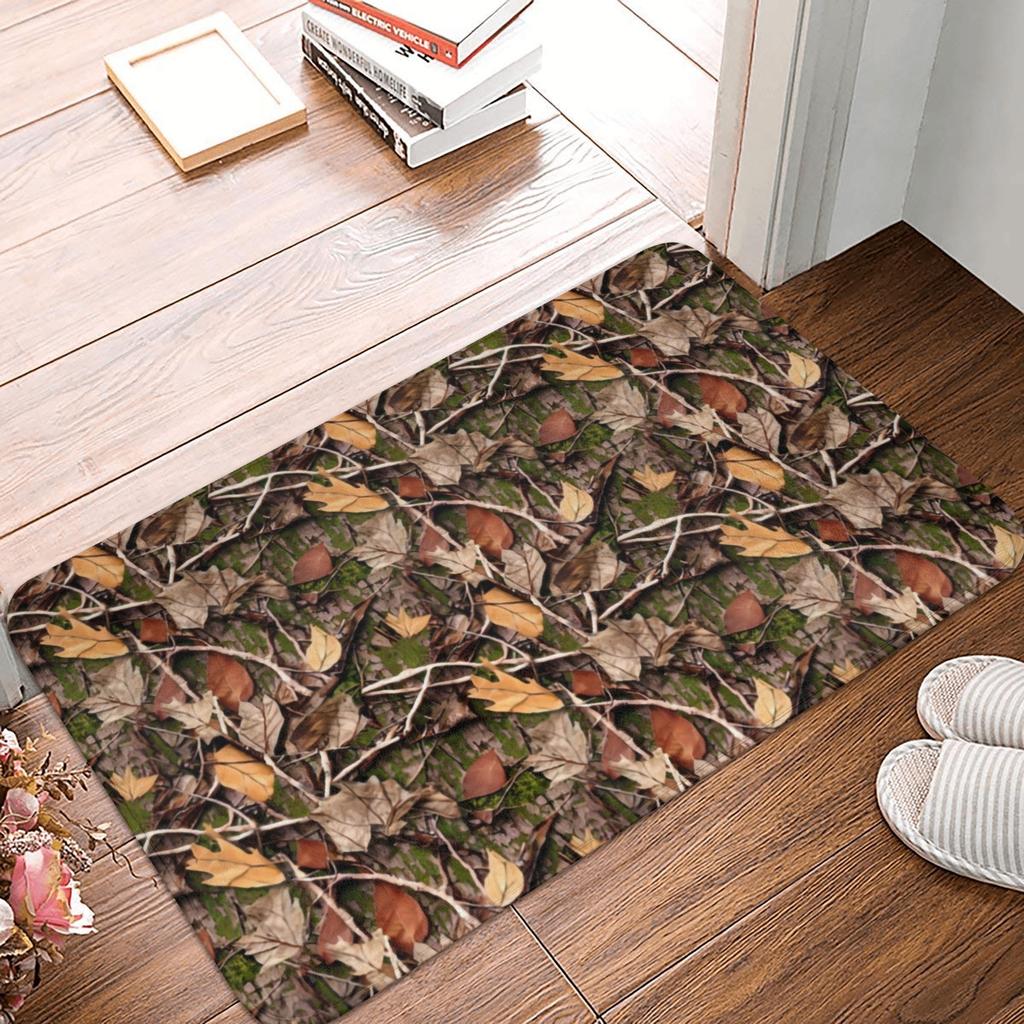 Flecktarn Camo Floor Door Bath Kitchen Mats Anti-Slip Outdoor Military Camouflage Doormat Toilet Entrance Rug Carpet Footpad