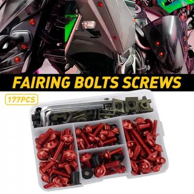 177Pcs For Yamaha M6 M5 Motorcycle Complete Fairing Bolts Kit Screws Nut Set