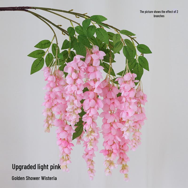 Wisteria Artificial Vine Hanging Flower Decoration for Ceilings and Pipe Covers