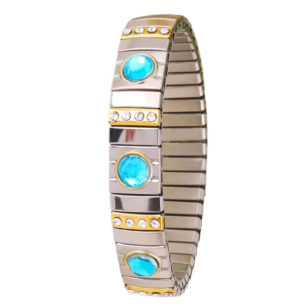 Bohemian Rhinestones Stretch Bracelet Versatile Elastic Rhinestones Wristband Ornament Sophisticated Bracelet Accessory