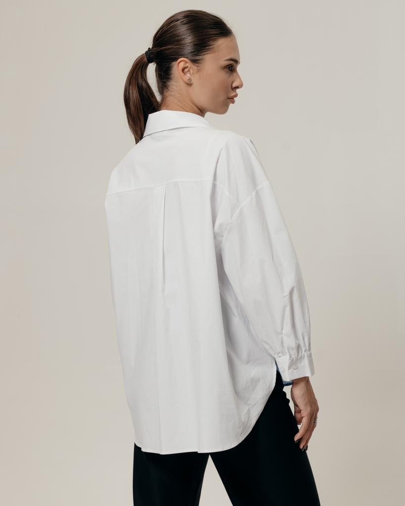 Dámská košile Modalinda 7127 36 bílá a modrá