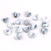 Acrylic Smudge Love Beaded Imitation Jade Straight Hole Bulk Diy Necklace Bracelet Hairpin Jewelry Accessories Material