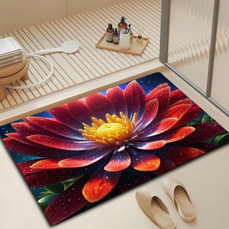 Household Items Diatom Floor Mat Bathroom Toilet Toilet Door Water Absorption Non-slip Non-slip Mat Foot Mat New Porch