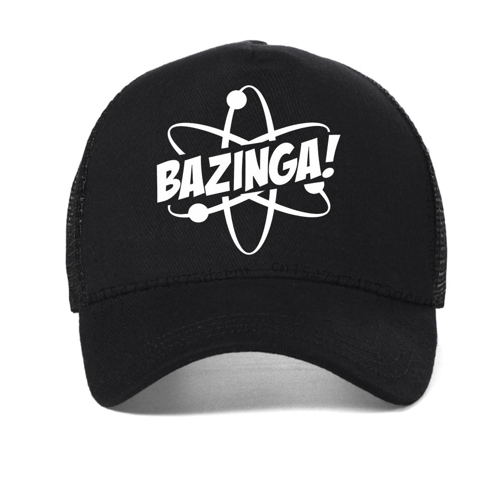 Bazinga Print baseball cap Summer fashion For Men Women snapback hat outdoor sports adjustable mesh sun hats cool trucker caps