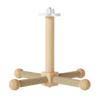 Funny Perches Toy with Rotating Ball Wooden Parrots Ferris Wheel Toy with Perches Windmills Toy For Parakeets Cockatoos