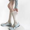 Summer Leg Warmers Thin Breathable Cotton Knitted Foot Cover Ballet Style Lolita Girls Leg Warmer JK Lolita Long Socks Stockings