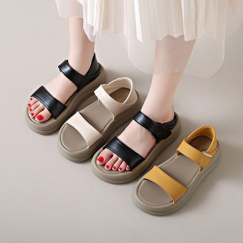 Fashion New Arrival Casual Roman Sandals, Women's Summer Thick-Soled Shoes, Soft Non-slip Comfortable Platform Shoes for Ladies