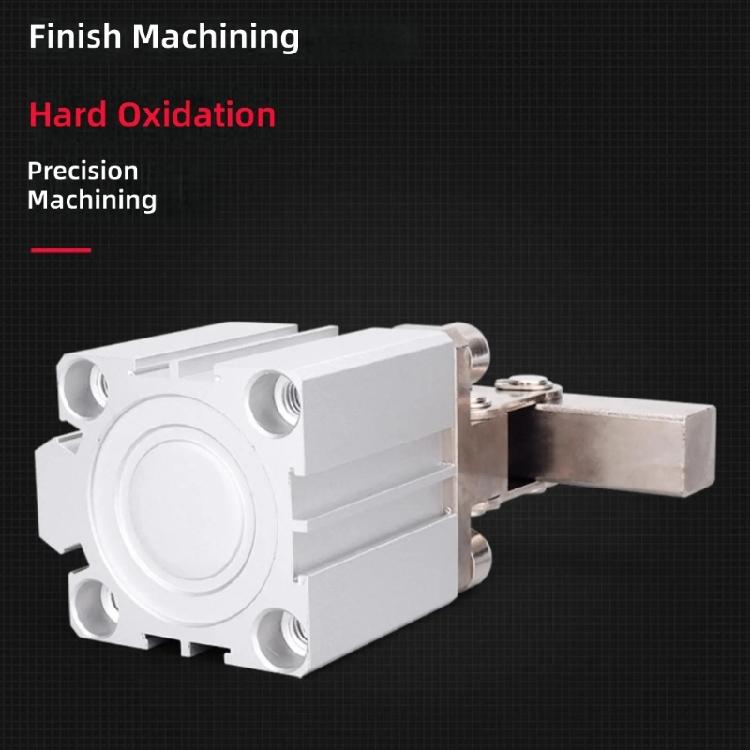 Lever Clamp Cylinder Metal Body with Threaded Side Port for Production Line Clamping and Fixture Positioning