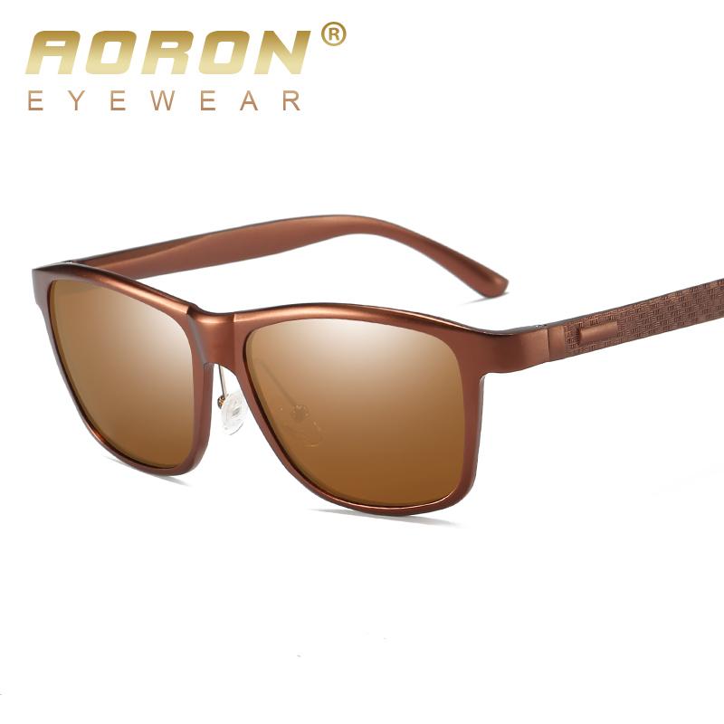 aoron More Than 100 Colors Polarized Sunglasses for Men Women Fashion Design Metal Frame Outdoor UV400 Anti Glare Driving Glasses