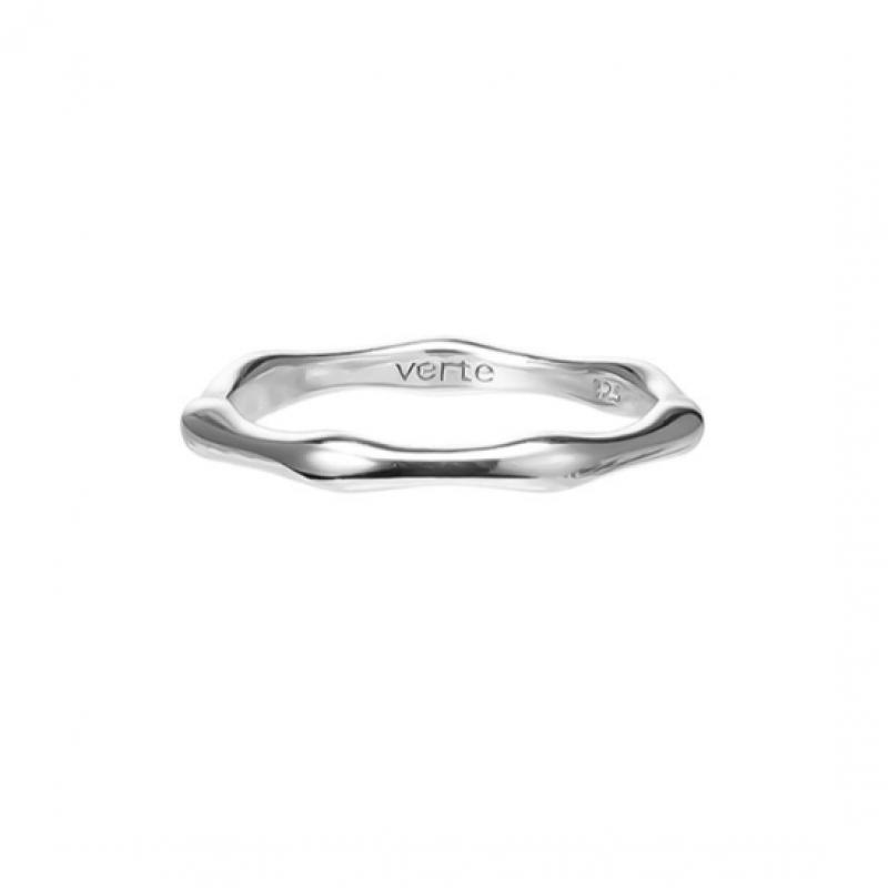 Verte 925 Silver Brin Layered Ring   cinq.Silver.229
