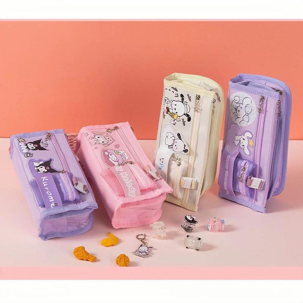 LYLIDIA Cinnamon Dog Pencil Pencil Pencil Large Capacity Storage Cosmetic Cinnamon Dog Stationery Lightweight Storage Box for Suitable for Elementary