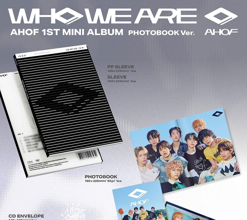 (PHOTOBOOK Ver.) AHOF [WHO WE ARE] 1st Mini Album