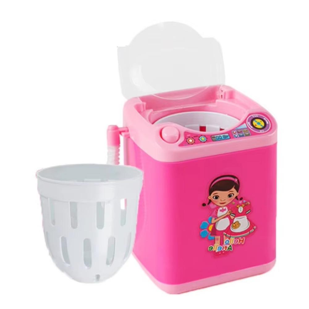

Simulated Mini Electric Washing Machine Portable Electric Dehydration Washer Pretend Play