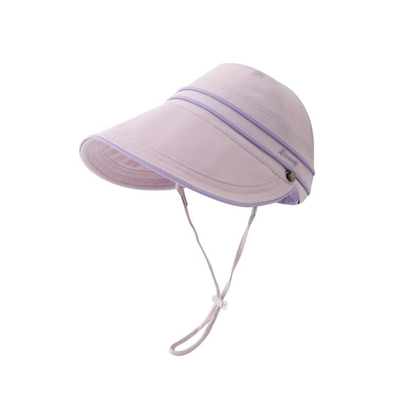 

Летняя детская шляпа с открытым верхом, дышащая солнцезащитная шляпа, шляпа для защиты от солнца для девочки с ветрозащитной веревкой, детская шляпа, шляпа от солнца, шляпа фиолетовый