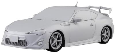Aoshima Bunka Kyozai MF Ghost Katagiri Natsumu ZN6 TOYOTA86 Band 1 Seaside Double Lane Spezifikation Maßstab Plastikmodell Co., Ltd.. (AOSHIMA) Nummer 4