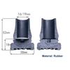 16/19Mm Crutch Ferrules End Safety Soft Replacement Rubber Tip Cane Walking Stick Crutches Mobility Aid