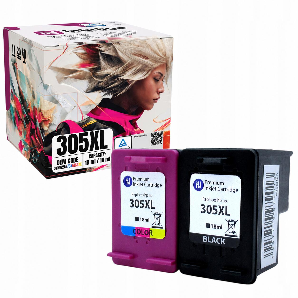 Inkdigo 305XL ink compatible with HP