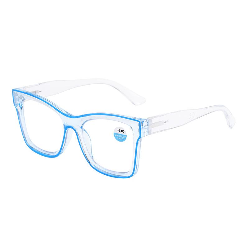 Young Reading Glasses Anti-Blue Reading Glasses Square Old Man Reading Glasses High Definition Magnifying Glass