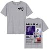 Rapper Milo J 166 Album T Shirt Men Women Fashion Hip Hop Tshirts Male Cotton Casual Oversized Short Sleeve Tshirts Streetwear
