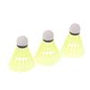 3Pcs Nylon Badminton Practice Ball Training Shuttlecocks With Great Stability Durability Indoor Outdoor Sports Training Balls